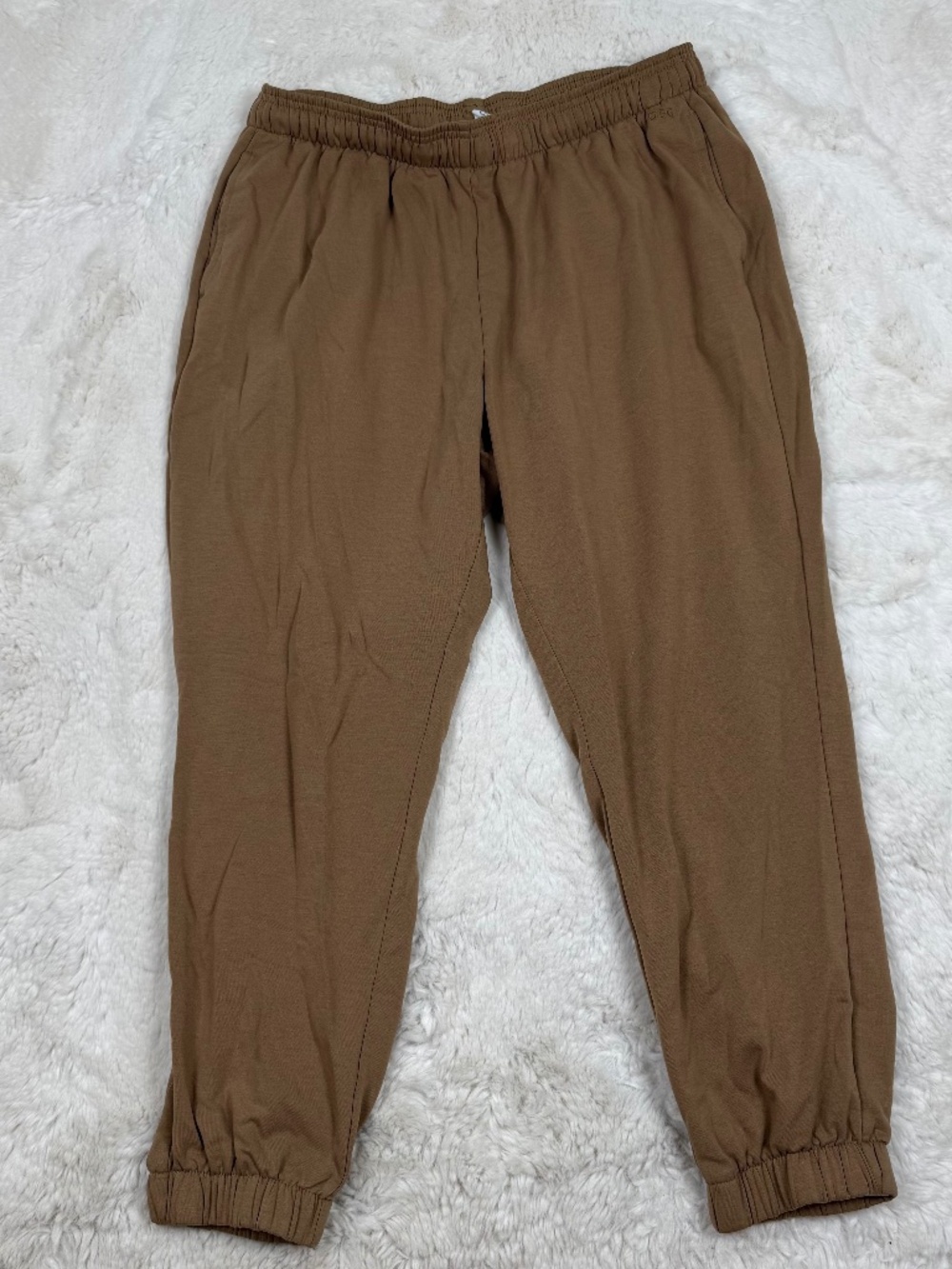 Dick's Sporting Goods Drawstring Jogger Sweatpants Tan Women's Large